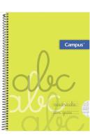 Campus - Cuadernos A4 Cuadrícula Pauta 4x4mm y 3x3mm , Tapa Dura, 80 hojas, Pack de 6 blocs perfectos para uso escolar, aprender a escribir y hogar, Colores Surtidos (6 unidades) - details 8