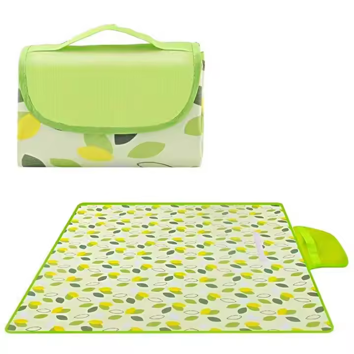 200*300 CM Manta de picnic impermeable de plástico portátil con Correa de Transporte Estera de Playa PARA LA Familia Fiesta - 1
