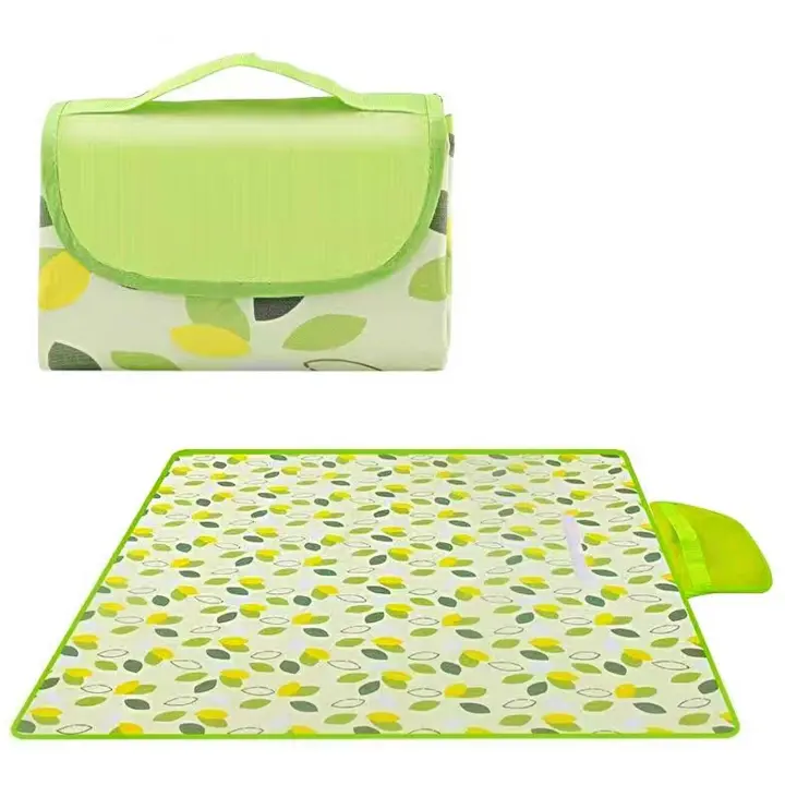 200*300 CM Manta de picnic impermeable de plástico portátil con Correa de Transporte Estera de Playa PARA LA Familia Fiesta - 1