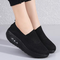 Zapatillas De Verano Para Mujer Moda Plataforma Sólida Colorido Zapatos Planos Casual Transpirables Tacón Bajo Para Caminar - details 9