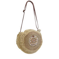 MODELISA Bolso Bandolera De Hombro Rafia Paja Abalorios Flecos Playa Estilo Casual Mujer - details 1