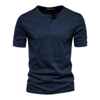 Ropa para hombre, camiseta de manga corta con cuello redondo, camiseta de peso pesado para hombre, camisa deportiva delgada de color sólido - details 9