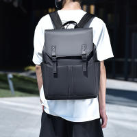 Mochila informal sencilla para hombre, mochila de alta gama de gran capacidad, mochila de estilo universitario, bolso para computadora para hombre y mujer. - details 6