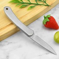Cuchillo De Bolsillo De Acero Inoxidable Plegable Herramienta EDC Pequeña Cuchillo De Sobrevivencia Para Abrir Cajas De Entrega Express - details 8