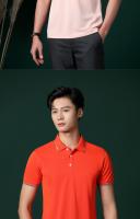 Camisa Polo De Color Sólido Para Hombre Estilo Casual Verano Manga Corta Grande Talla Moda Callejera Sin Capucha - details 13