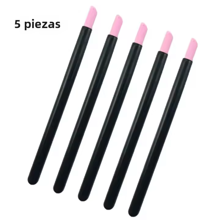 5Pcs Herramienta De Cuidado De Uñas Profesional Limpieza De Cutículas Con Pluma De Cuarzo Accesorios Para Manicura Y Pintura De Uñas - 1
