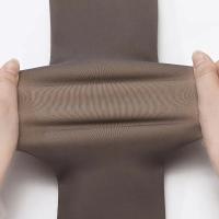 Pantimedias De Terciopelo Grueso Con Lining De Algodón Talla Única Para Mujer Calor Invierno Translúcidas Medias Elásticas Sólidas - details 4