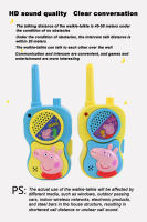 Juguetes De Peppa Pig Walkie-Talkie Simulados Figura Anime Para Niños Educación Temprana Juego De Casa Intercomunicador Juguetes Educativos Para Bebés Y Niños Pequeños - details 1