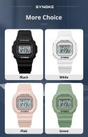 Reloj Digital Deportivo Para Mujer SYNOKE Luminoso Multifuncional Impermeable Cronógrafo Estilo Outdoor Moda Estudiante - details 13