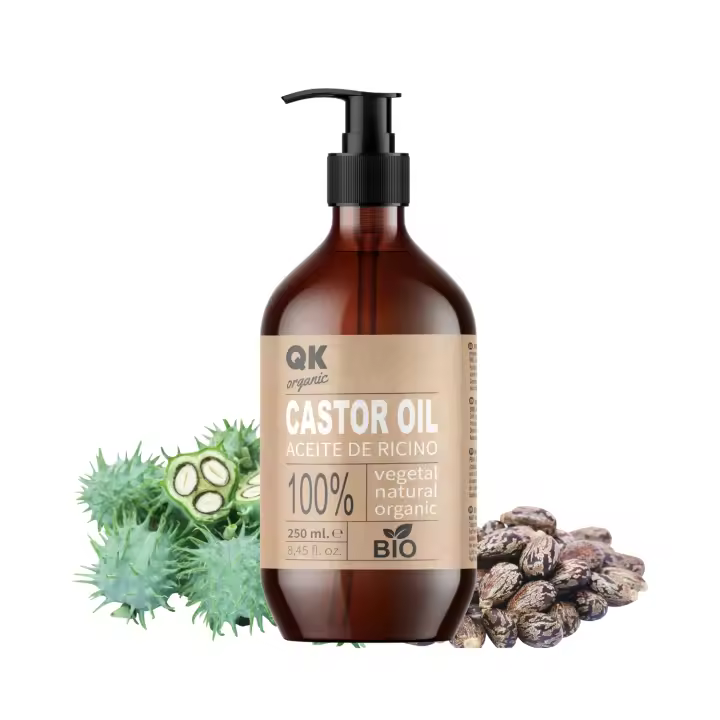 Qknatur - Aceite de Ricino Orgánico - Castor Oil - Nutritivo y Reparador para Piel y Cabello - 1