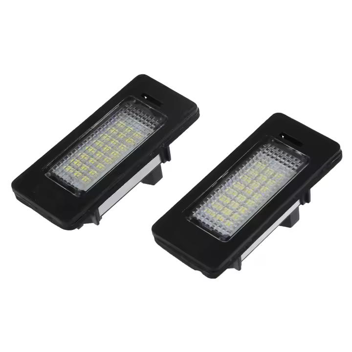 Par de luces LED para matrícula, sin errores, 24, 3528, para E39, E60, E61, E90, 5 Series - 1