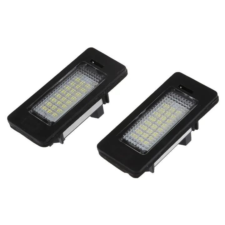 Par de luces LED para matrícula, sin errores, 24, 3528, para E39, E60, E61, E90, 5 Series - 1