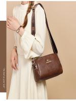 Bolso Bandolera De Cuero Genuino De Alta Calidad Para Mujer Estilo Designer Marca Kangaroo Lujo Suave Cremallera Y Bolsillos Internos - details 15