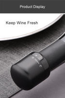 Tapa De Vino De Silicona Reutilizable Para Botella De Vino Tinto O Champagne Color Rojo Tapón De Vino Para Barra Herramientas De Cocina Y Comida - details 2