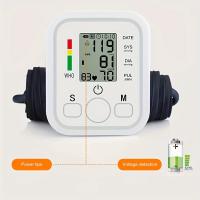 Tensiómetro de Brazo digital , medición precisa de la presión arterial y el pulso, validado clínicamente, Medidor Automático De Presión Arterial Para La Parte Superior Del Brazo, pantalla LCD grande, Con Voz , - details 6