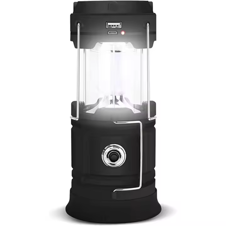 Lámpara Camping, Linterna de Camping, Lampara Camping Recargable, Linterna Solar Recargable, Faroles Portátiles LED Lámpara, Lampara Camping Solar Portátil Impermeable para acampar al aire libre [Clase de eficiencia energética A+++] - 1