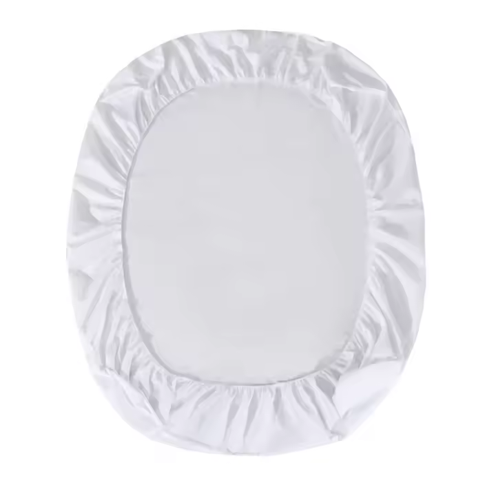 Sábana Ajustable Impermeable De Color Sólido Para Cama Funda De Sábanas Suave Transpirable Sin Ruido Gran Tamaño Con Bolsillo Profundo - 1