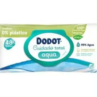 Dodot Aqua Toallitas 0% Plastico 48Uds - 1