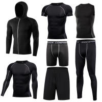 Camiseta De Compresión Para Correr En Hombre Camiseta De Fútbol De Secado Rápido Camiseta Deportiva Tensa Para Gimnasio Y Fitness Manga Corta Transpirable - details 38