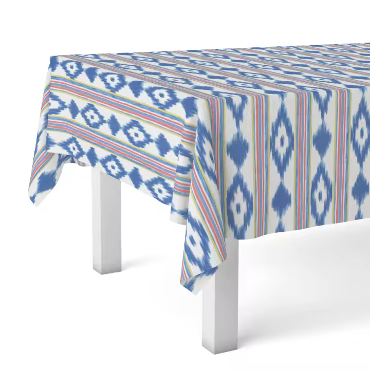 Mantel Hule MALLORCA de Valentia Home | Estampado Antimanchas | Repelente de Agua | Protección Duradera | Varios Tamaños y 10 colores | Estampado Lenguas Mallorquinas - 1