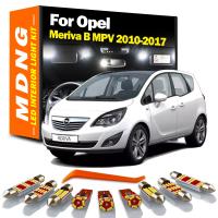 Kit De Luces LED Canbus Para Interior De Coche 11Pcs Para Vauxhall Opel Meriva B MPV 2010-2017 Luz De Mapa Farol De Maletero Luz De Techo Luz De Placa De Matrícula Accesorios De Coche - details 0
