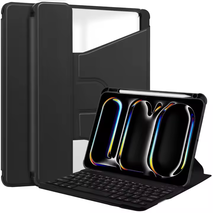 Keyboard Smart Leather Case For iPad Pro 11 2024 - 1