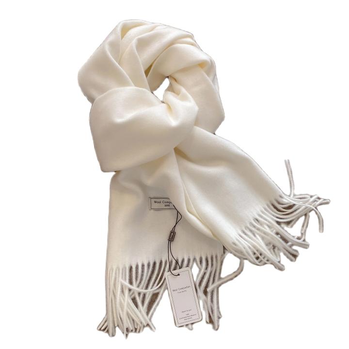 Nueva Bufanda De Cashmere Larga Y Cálida Para Mujer Con 26 Colores Invierno Bufanda Hijab Elegante Pashmina Envoltura De Cuello Estilo Bandana