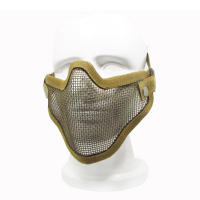 Máscara Táctica Para Airsoft Protección Metálica Con Malla Respirable Accesorios Para Paintball Y Caza Al Aire Libre - details 8