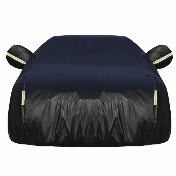 SOMY Funda para coche para exteriores Funda protectora impermeable 190t, compartimento abierto, forro de algodón transpirable, protección UV para sedán, polvo de nieve 4,7*1,8*1,5 SY - 1
