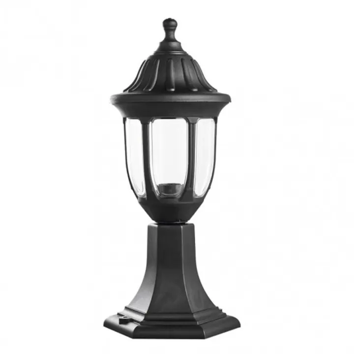 Farol Exterior FABRILAMP Sobremuro Angelica Negro IP44 Policarbonato 42,7x16,6d - 1