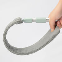 Cepillo De Limpieza Para Espacios Estrechos Y Ganchos Longitud De Mango Ajustable Cepillo De Polvo Para Limpiar Debajo De La Nevera Muebles Sofá Cama Material PP Ecológico - details 3
