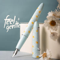Hongdian C3 Pluma Fuente De Metal Serie Pintura a Óleo Natural Con Punta EF F Para Escritura En Oficina Y Escuela Regalo De Lujo Exquisito - details 4