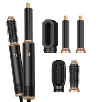 Cepillo Secador De Pelo, Cepillo de Aire Caliente Secador Moldeador Alisador set 6 en 1, 6 Cabezales Intercambiables - details 0
