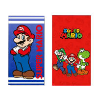 SUPER MARIO TOALLA POLYESTER 70*140 CM CON GORRA DE NINO PARA PLAY ,PARA REGALO, REY,NINO,COLOR AZUL Y ROJO,COLECIONISTA - details 0