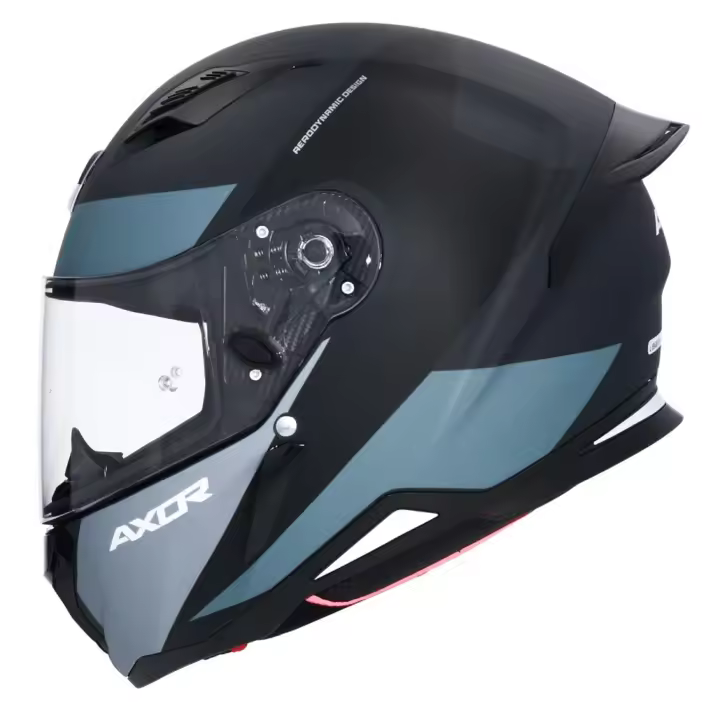 AXOR Helmet Casco Integral Hunter Turbo Negro Mate y Gris Totalmente HOMOLOGADO - 1