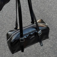 Bolso De Hombro Para Mujer Vintage Gran Capacidad Textura De Moda Bolso De Viaje Corto Chic Bolso Hobo Diseñador Bolso Solidario De Brazo - details 11