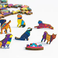 Rompecabezas De Madera En Forma De Animal Peacock Irregular Juego De Adultos Regalo De Festival Para Amigos Y Familia - details 0