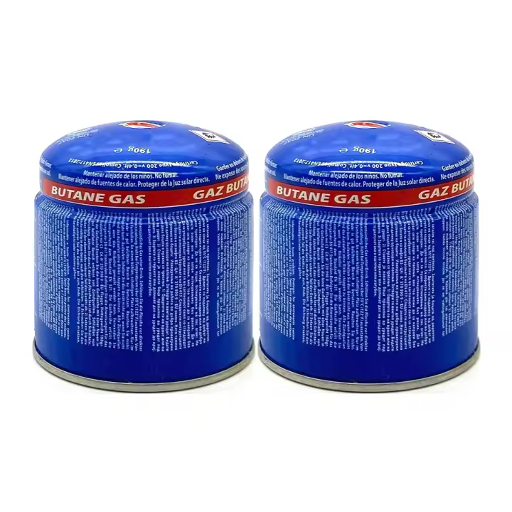 PLUSHOME Botellas de Gas para Camping 190g - Packs de 2, 4, 6 y 12 Unidades - Energía Confiable para Equipos Portátiles, Compatibles con Estufas y Aparatos de Cocina - Compactas, Ligeras y Fáciles de Transportar y Almacenar - 1