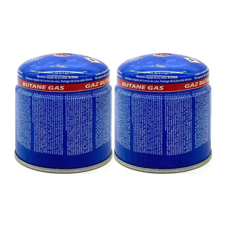 PLUSHOME Botellas de Gas para Camping 190g - Packs de 2, 4, 6 y 12 Unidades - Energía Confiable para Equipos Portátiles, Compatibles con Estufas y Aparatos de Cocina - Compactas, Ligeras y Fáciles de Transportar y Almacenar - 1