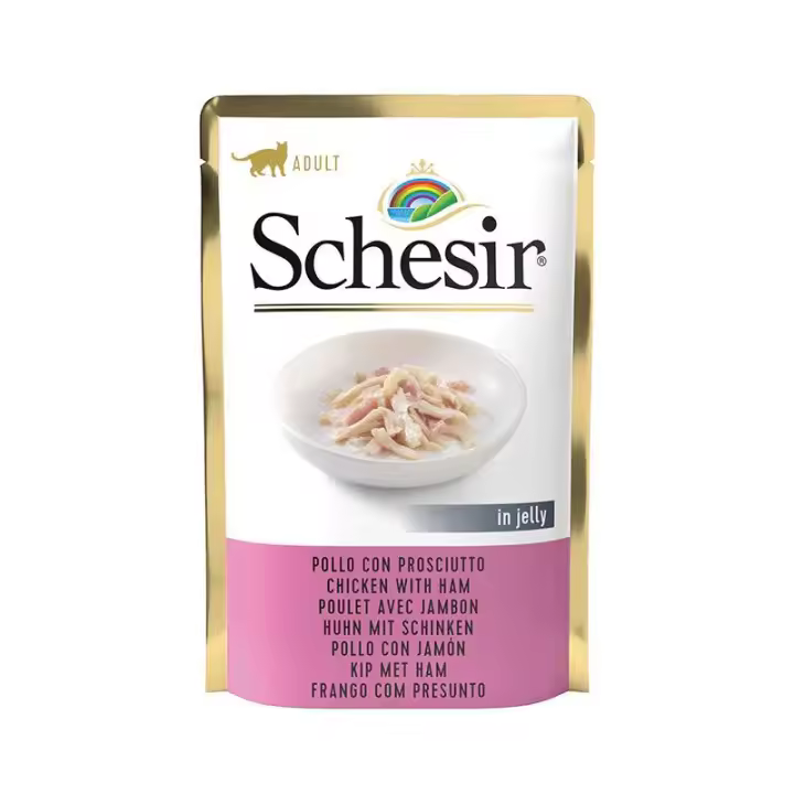Schesir filetes de Pollo con Jamón en gelatina 85 gr - 1