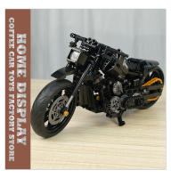 Nueva Moto De Carreras En Bloques 2024 Regalo De Navidad Para Niños Y Adultos Juguete De Construcción MOC Tech Bloques De Camino Para Motocicleta - details 3