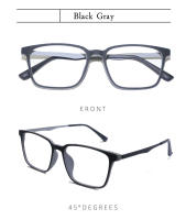 Gafas Antiglareante De Luz Azul Ultraligera Y Cómodas TR90 Para Hombre Y Mujer Marco Cuadrado Retro De Negocios Ópticas Unisex - details 8