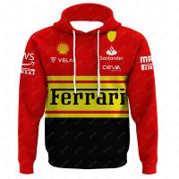Sudadera Con Capucha Para Hombre Y Niño Deporte Extremo Piloto De Carreras F1 Un Equipo 2024 Top De Entrenamiento Para Adultos - details 1