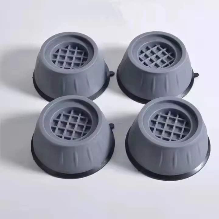 Juego De 4 Piezas De Mesa Y Silla Para Máquina De Lavar Plástico Antideslizante Y Absorbedor De Choque Mejora La Estabilidad Reducción Del Ruido - 1
