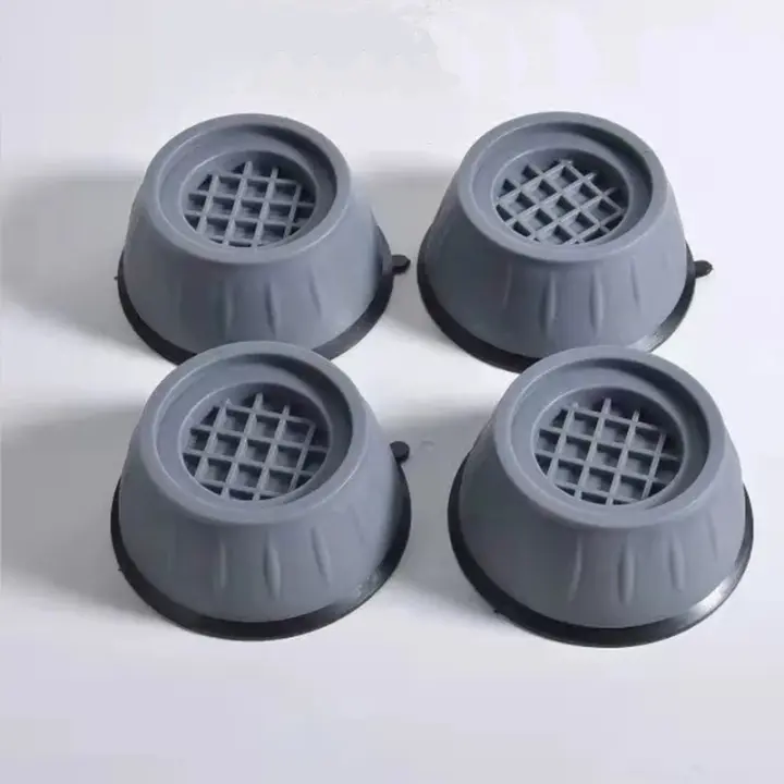Juego De 4 Piezas De Mesa Y Silla Para Máquina De Lavar Plástico Antideslizante Y Absorbedor De Choque Mejora La Estabilidad Reducción Del Ruido - 1