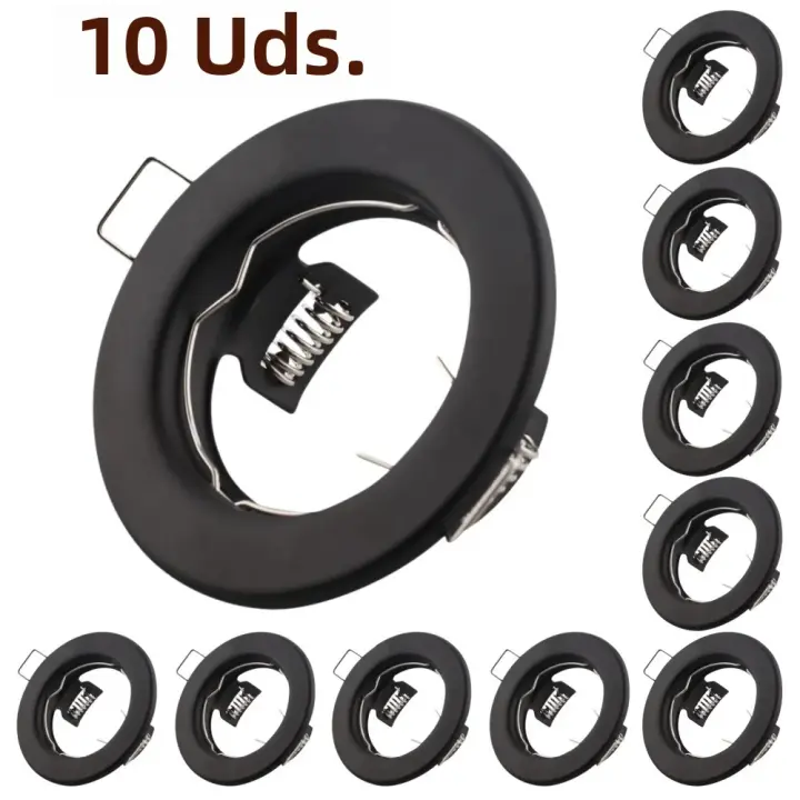 2/10 Pcs Luz De Punto De Venta LED Recogida En Hierro Y Metal Para Techo Instalación GU10 MR16 Downlight Para Sala De Estar Dormitorio Hotel - 1