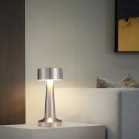 Lámpara De Mesa Recargable Retro Con Toque Metálico Para Decoración De Bar Y Café Restaurante Luz Nocturna LED Para Escritorio Y Dormitorio - details 3