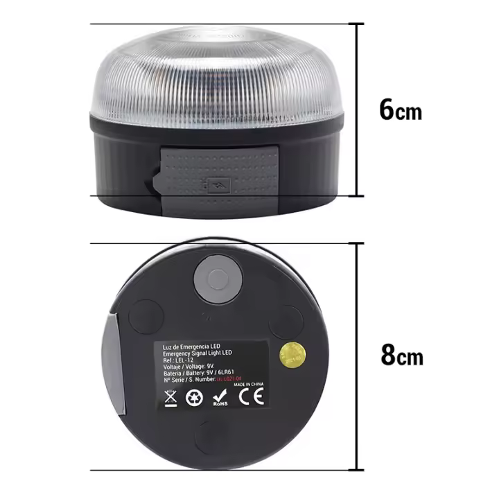 Luz LED de Emergencia con Luz Blanca Fija y Luz Intermitente Ámbar Mantén la seguridad en todo momento con la Luz LED de Emergencia TH-ESL9. Ofrece luz blanca fija y luz intermitente ámbar para diversas situaciones. ¡Imprescindible en cualquier - 1