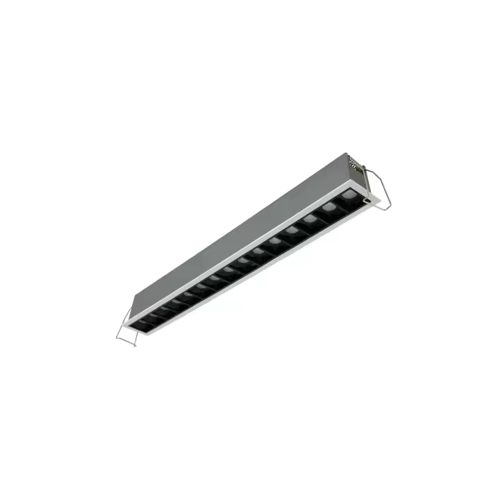 Barcelona LED Foco lineal LED empotrable 30W - UGR18 - CRI90 - Chip OSRAM - 4000K - Blanco - 1