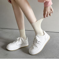 Calcetines De Verano Para Mujer Delgados Y Transpirables De Color Sólido Tendencia Casual Antipelusa Calcetines Sueltos - details 4